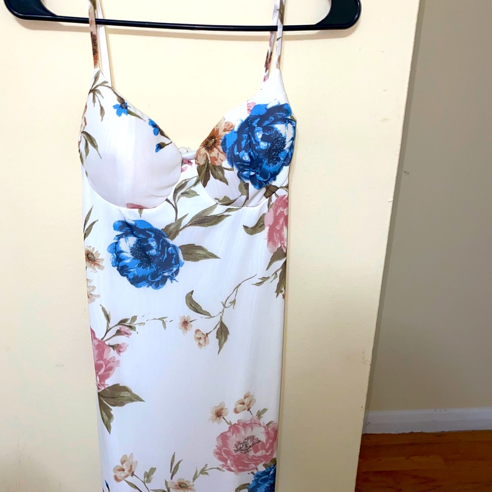 Long floral dress